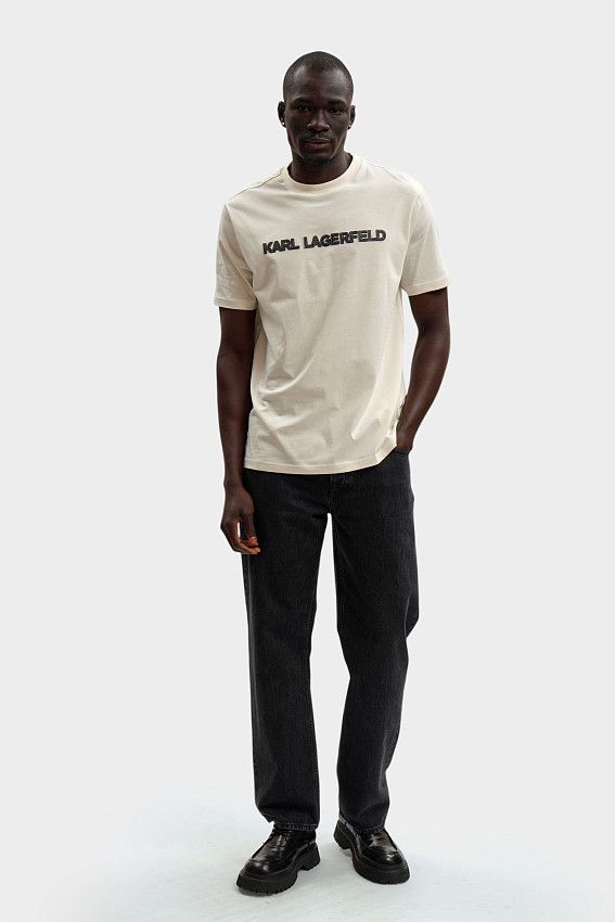 Футболка Karl Lagerfeld Бежевый