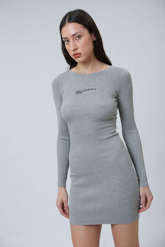 Платье Karl Lagerfeld Jeans Серый