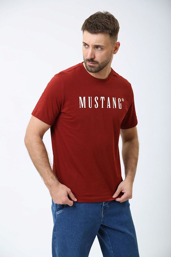 Футболка Mustang Бордовый