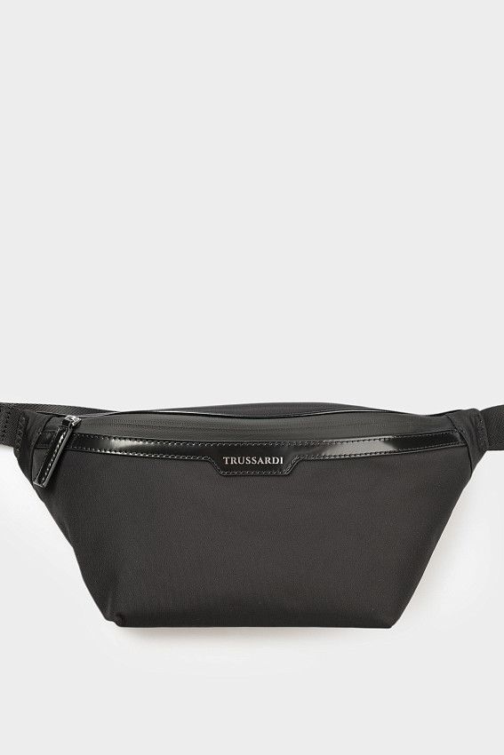 Сумка на пояс Trussardi Черный