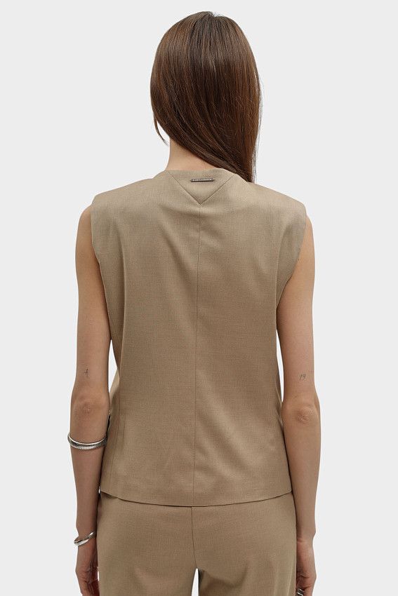 Жилетка Karl Lagerfeld Бежевый