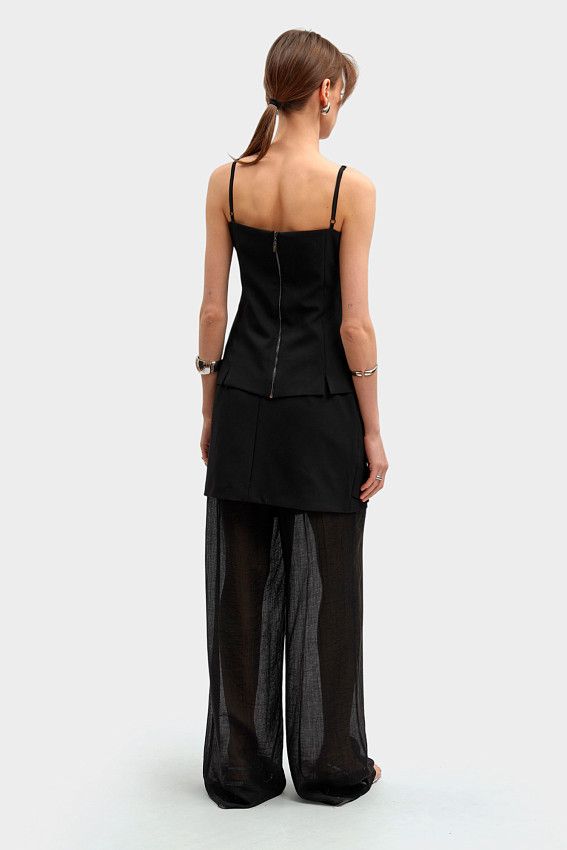 Топ The Hills Черный