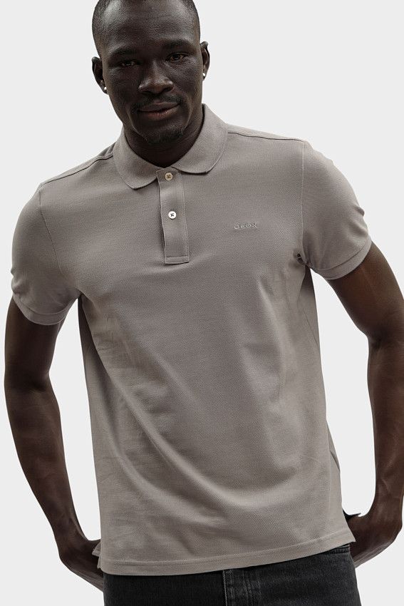Поло Geox Серый