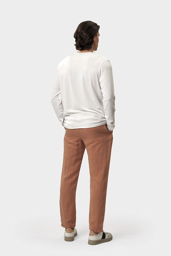 Брюки льняные Strellson Бежевый