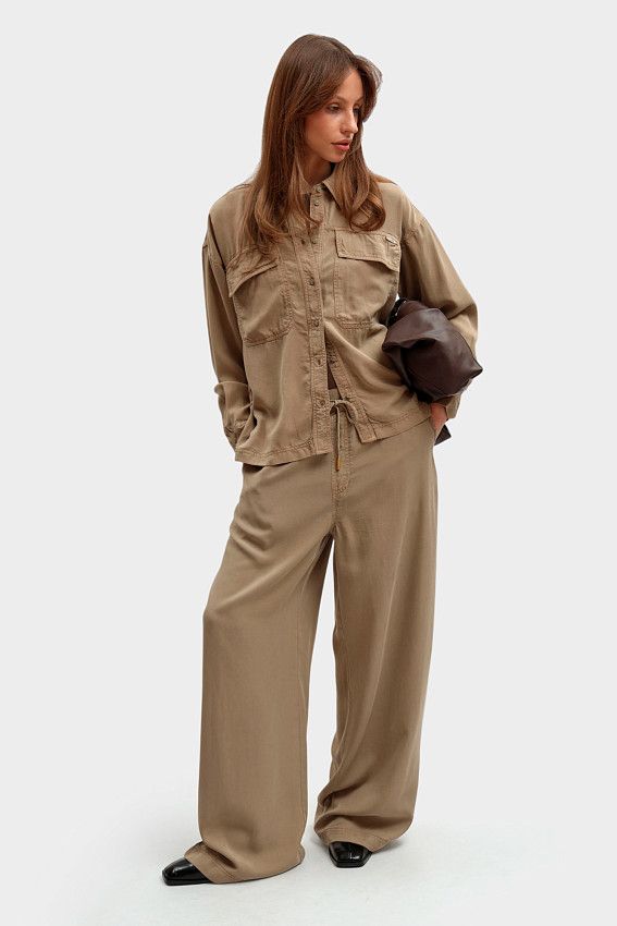 Блузка Mustang Бежевый