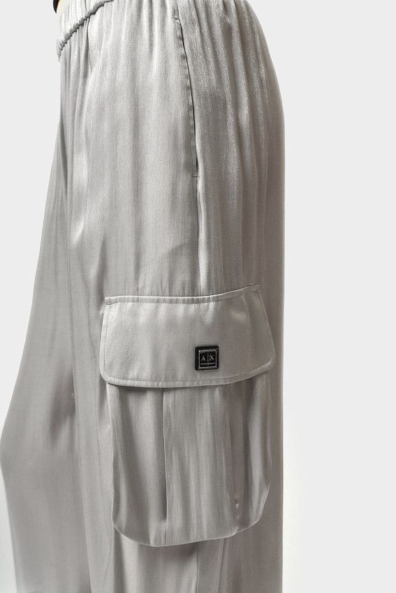 Брюки Armani Exchange Серебряный