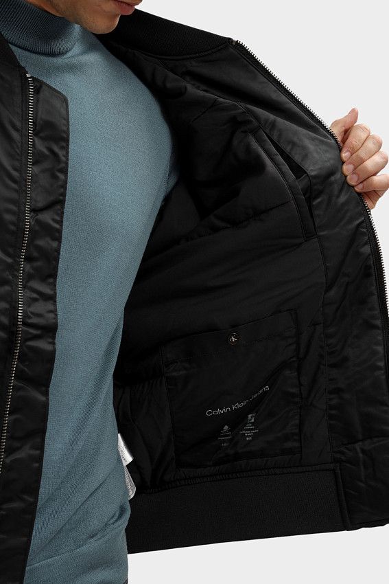 Бомбер Calvin Klein Jeans Черный