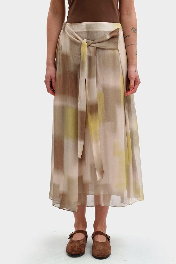 Юбка Armani Exchange Бежевый