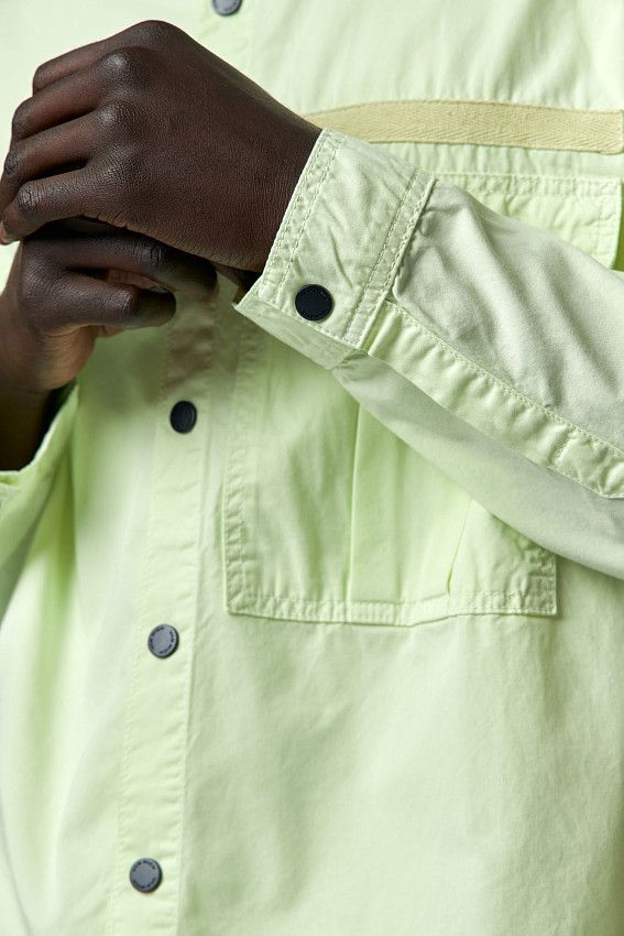 Рубашка с длинным рукавом Van Mich Зеленый