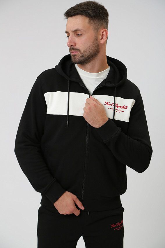 Толстовка с капюшоном Karl Lagerfeld Черный