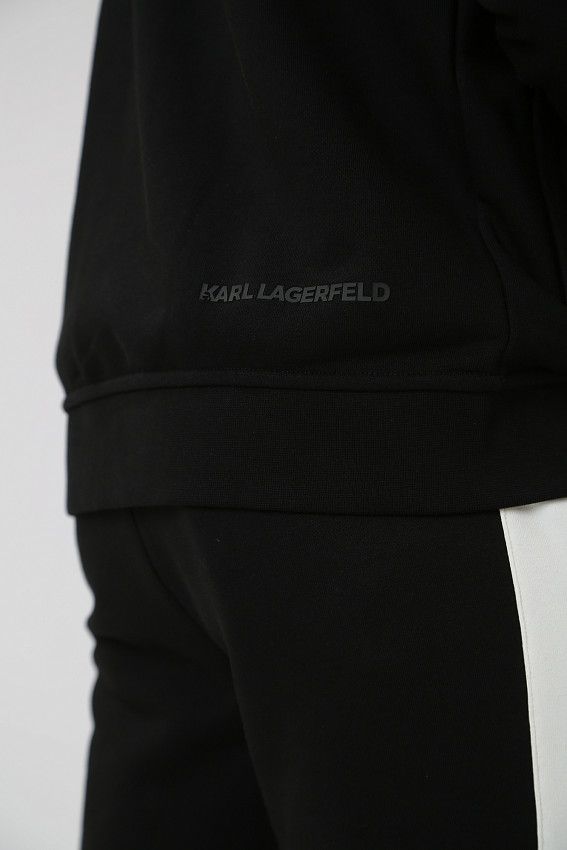 Толстовка с капюшоном Karl Lagerfeld Черный