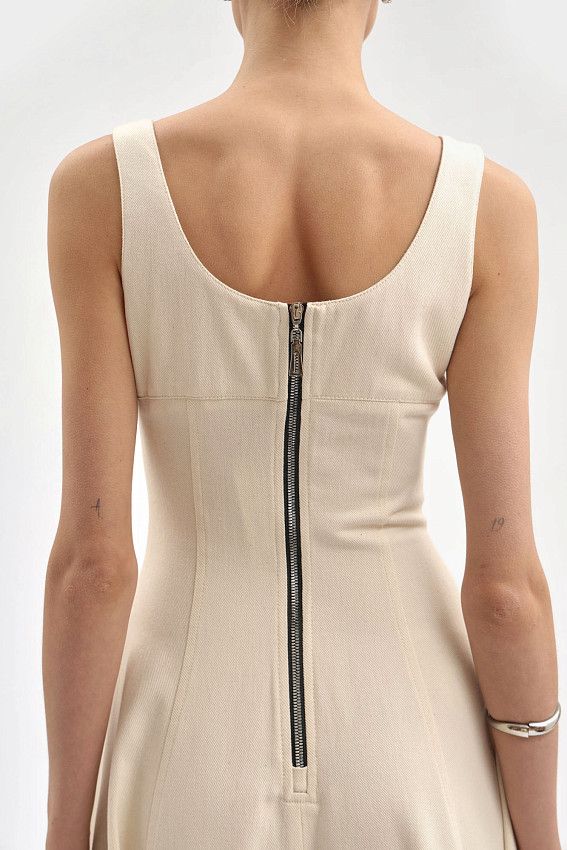 Платье The Hills Бежевый