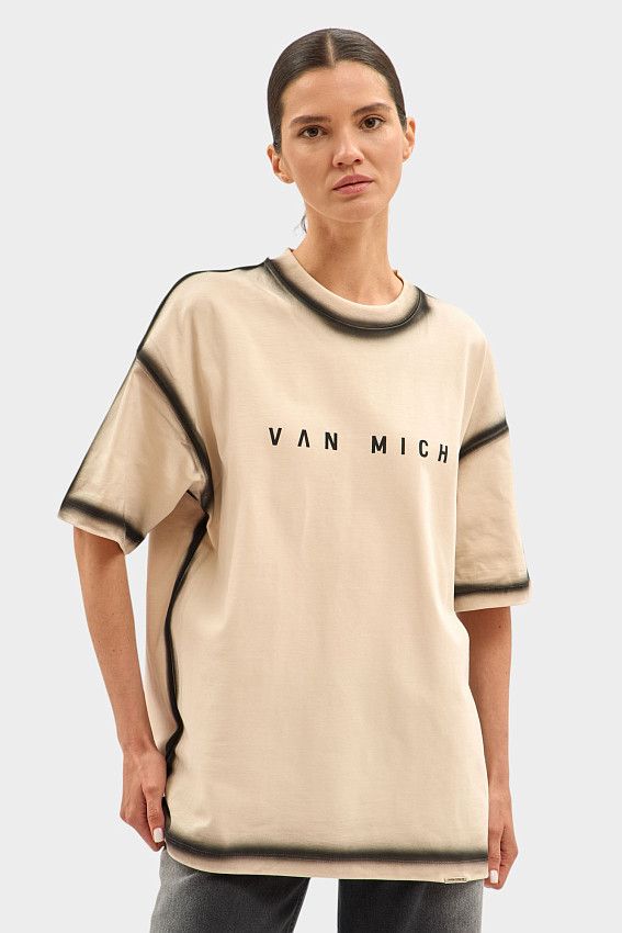 Футболка Van Mich Бежевый