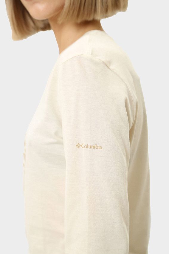 Лонгслив Columbia Бежевый