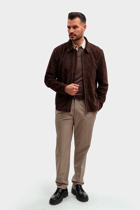 Куртка кожаная Strellson Коричневый