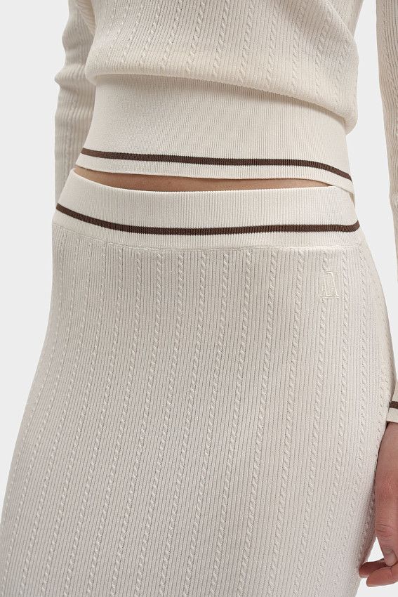 Юбка Armani Exchange Бежевый