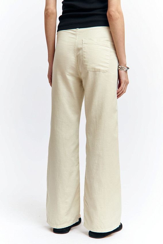 Брюки льняные Van Mich Бежевый
