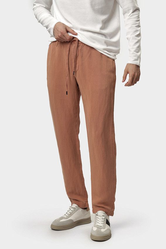Брюки льняные Strellson Бежевый