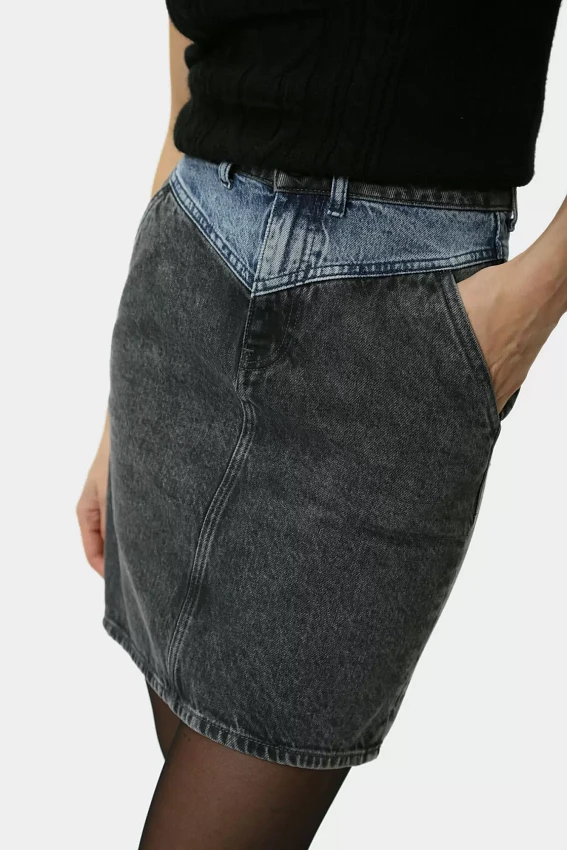 Юбка джинсовая Mustang Черный