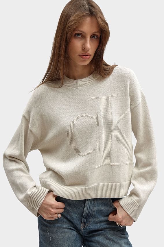 Джемпер Calvin Klein Jeans Бежевый