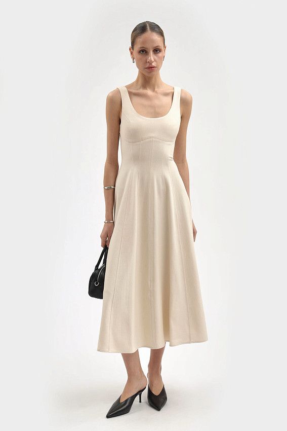 Платье The Hills Бежевый