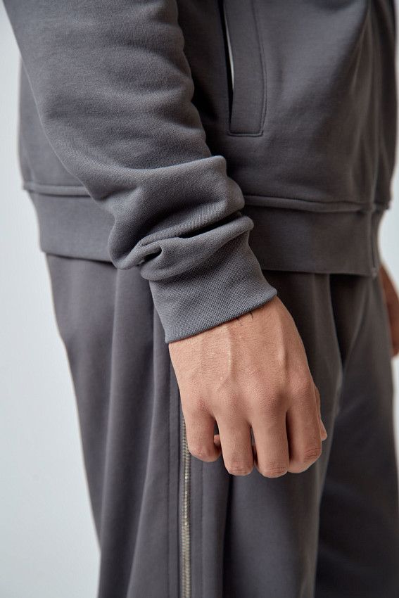 Толстовка с капюшоном Van Mich Серый