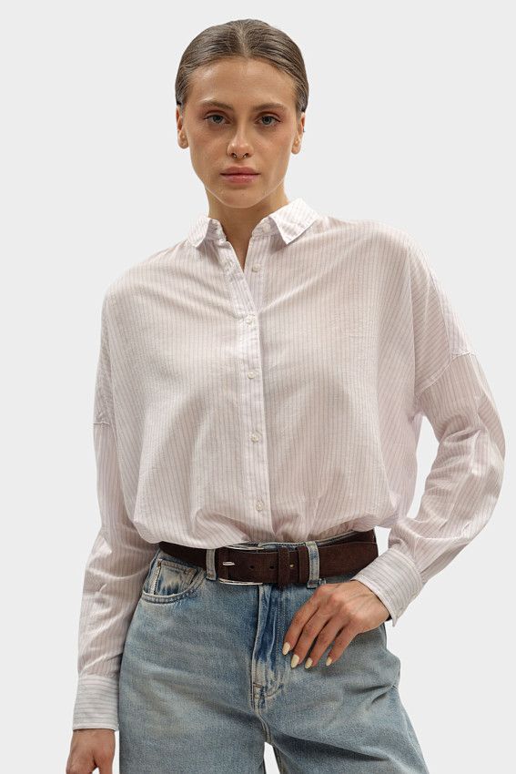 Рубашка с длинным рукавом Pepe Jeans Фиолетовый