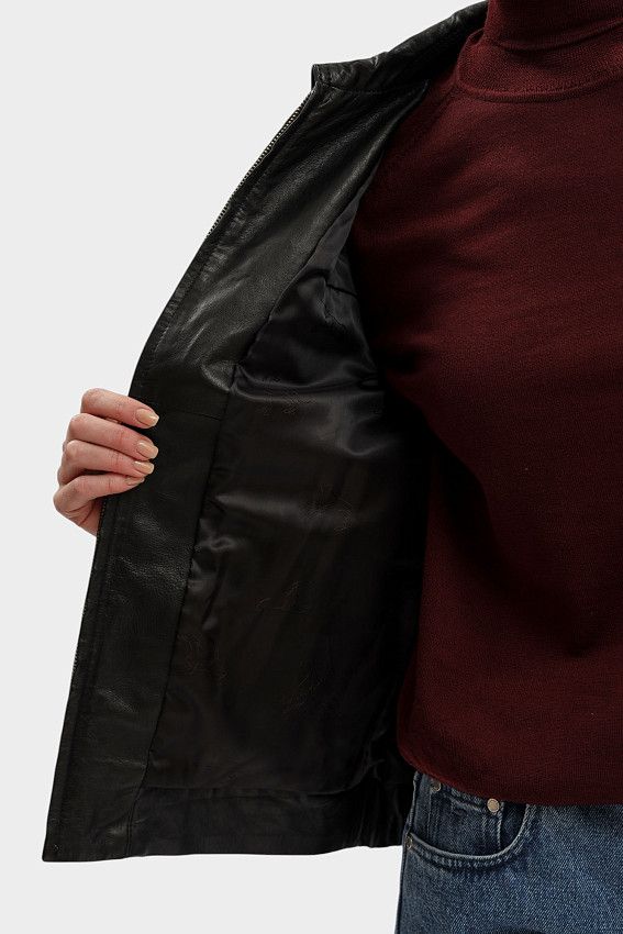 Куртка кожаная Trussardi