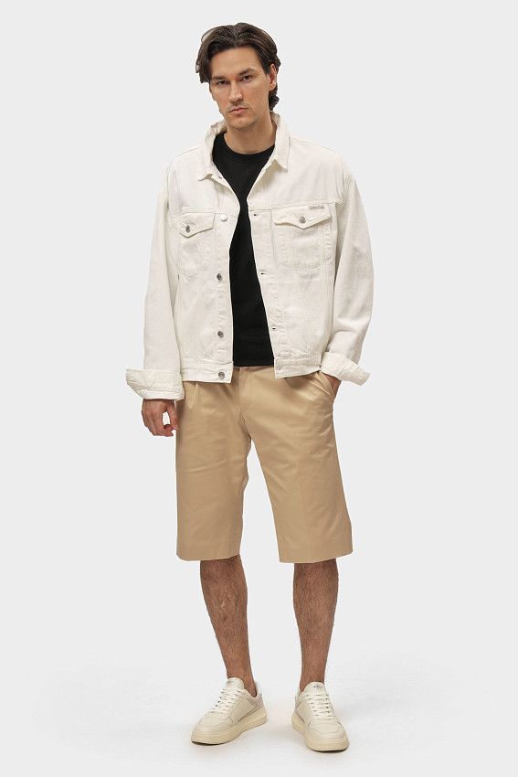 Куртка джинсовая Calvin Klein Jeans Молочный