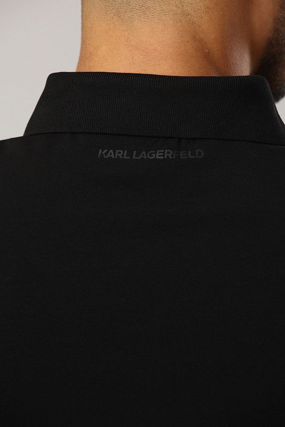 Поло Karl Lagerfeld Черный