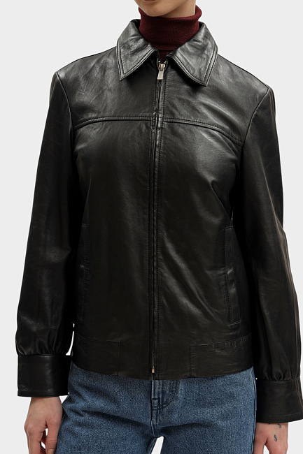 Куртка кожаная Trussardi