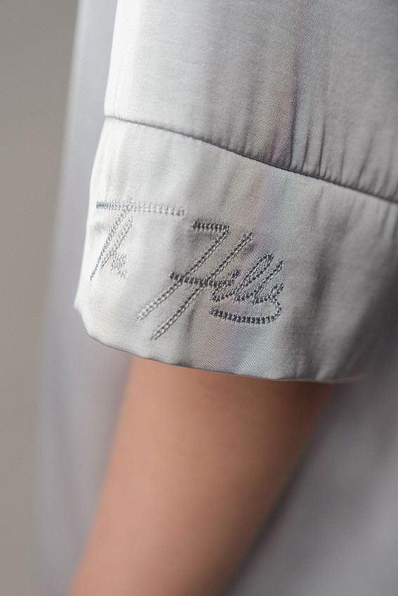 Рубашка с коротким рукавом The Hills Серебряный