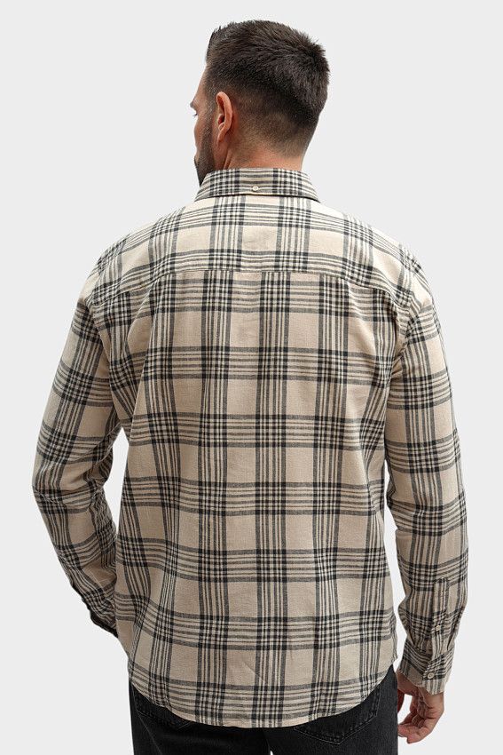 Рубашка Mustang Бежевый