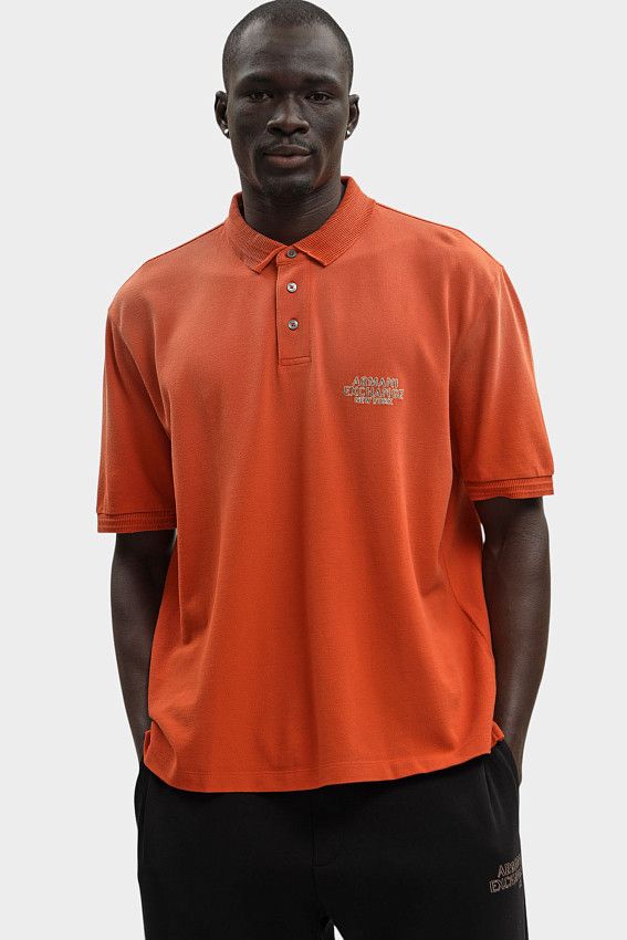 Поло Armani Exchange Оранжевый
