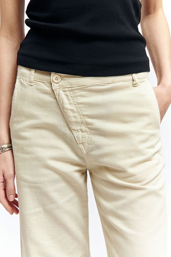 Брюки льняные Van Mich Бежевый