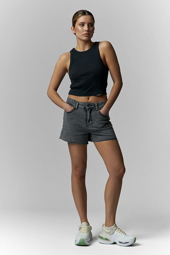 Кроп-топ Van Mich Черный