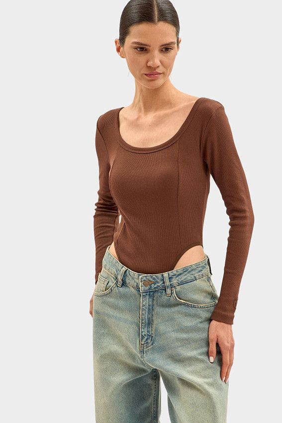 Боди Van Mich Коричневый