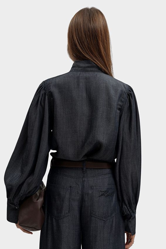 Блузка Karl Lagerfeld Синий