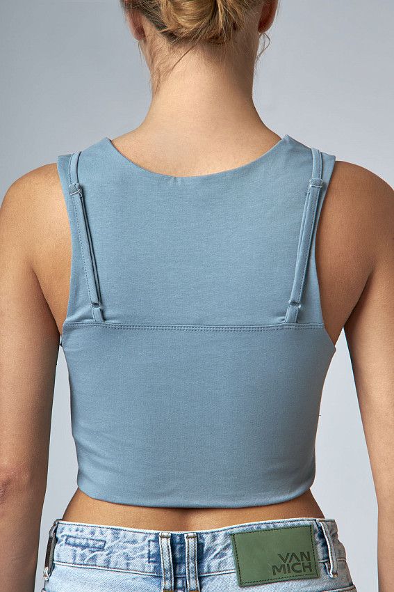 Кроп-топ Van Mich Серый