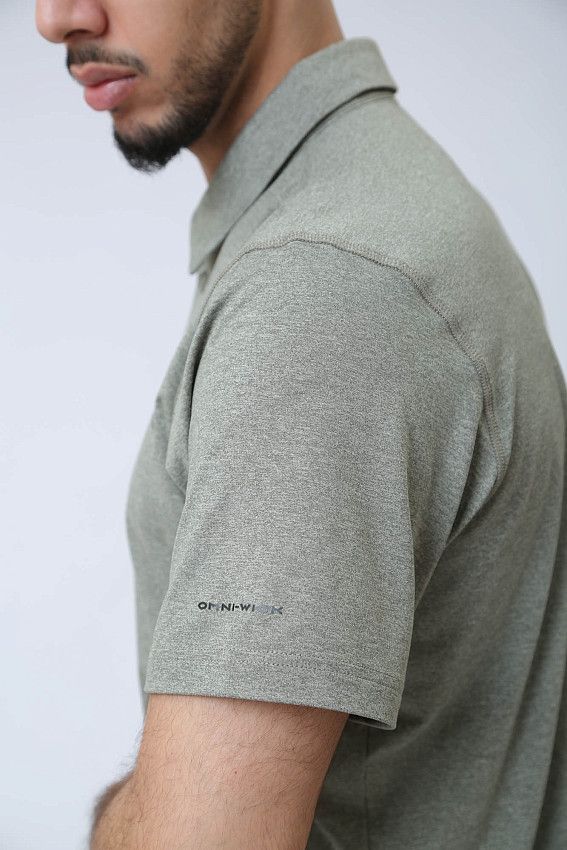 Поло Columbia Серый