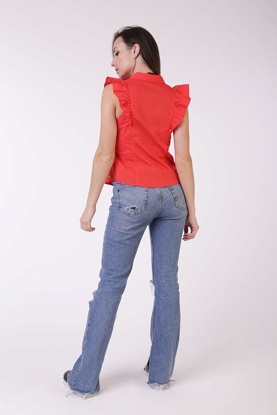 Блуза без рукавов Armani Exchange Красный