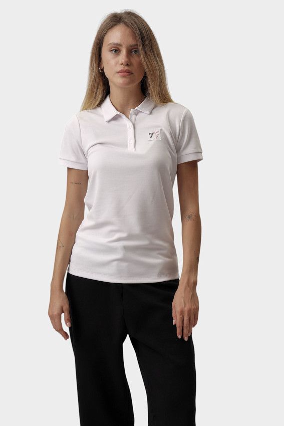 Поло EA7 Белый