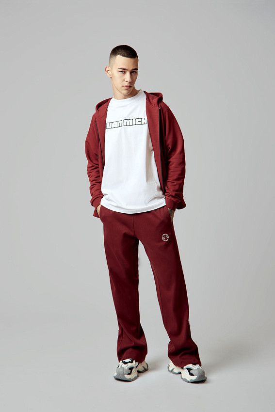 Толстовка с капюшоном Van Mich Бордовый