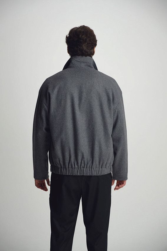 Бомбер The Hills Серый