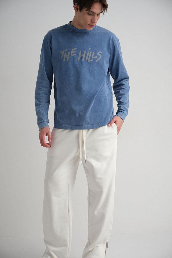 Лонгслив The Hills Голубой