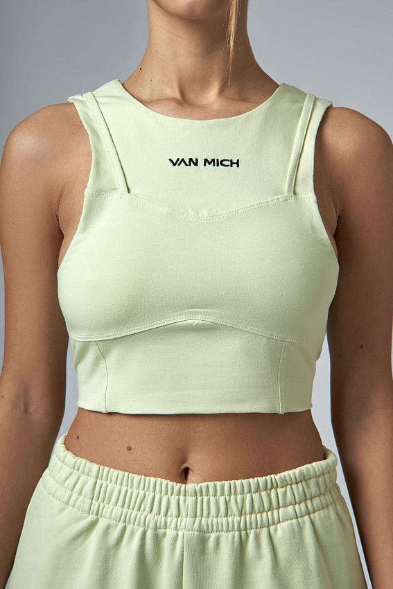 Кроп-топ Van Mich Зеленый