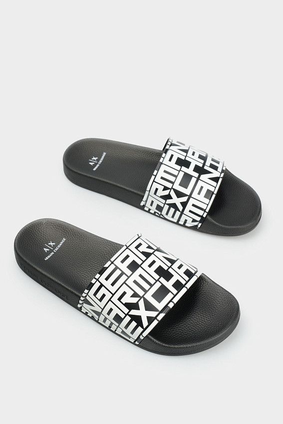 Шлепанцы Armani Exchange Черный
