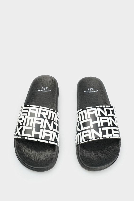 Шлепанцы Armani Exchange Черный