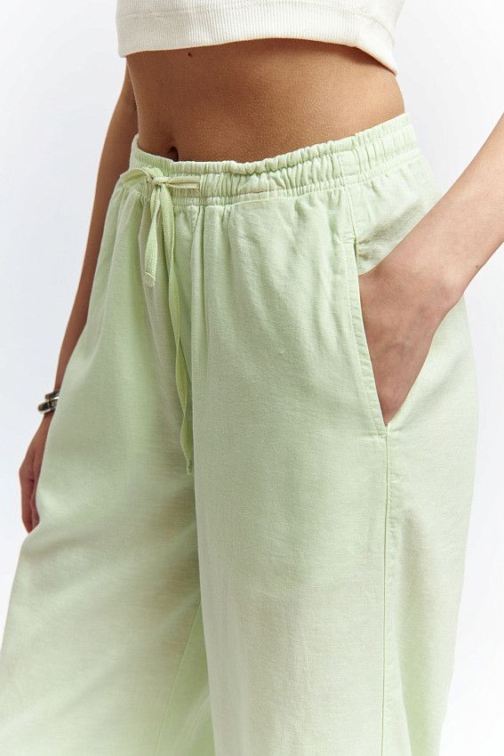 Брюки льняные Van Mich Зеленый