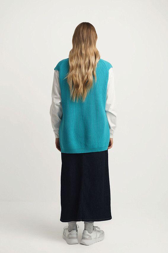 Жилет The Hills Бирюзовый